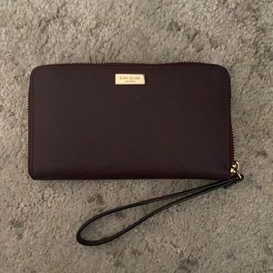 Maroon Kate Spade Wristlet